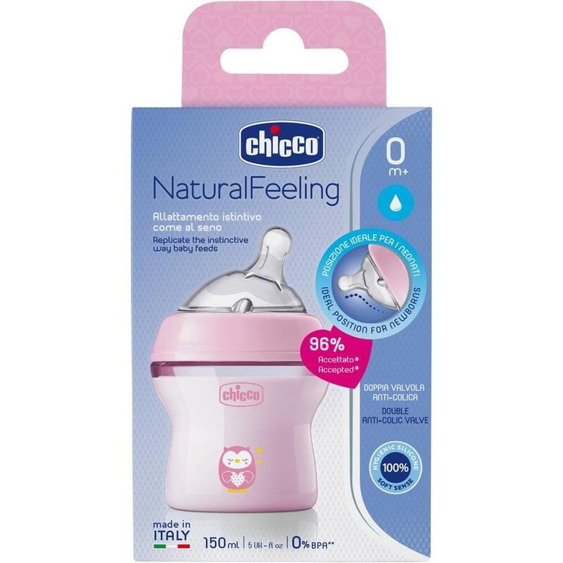 BABYFLÄSCHCHEN Naturalfeeling 150 ml pink